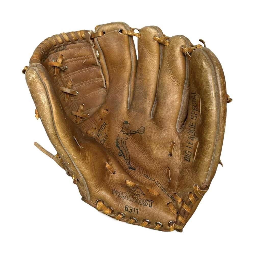 Vintage Pennys Foremost 6311 Big League Special Leather Baseball Mitt Glove RHT